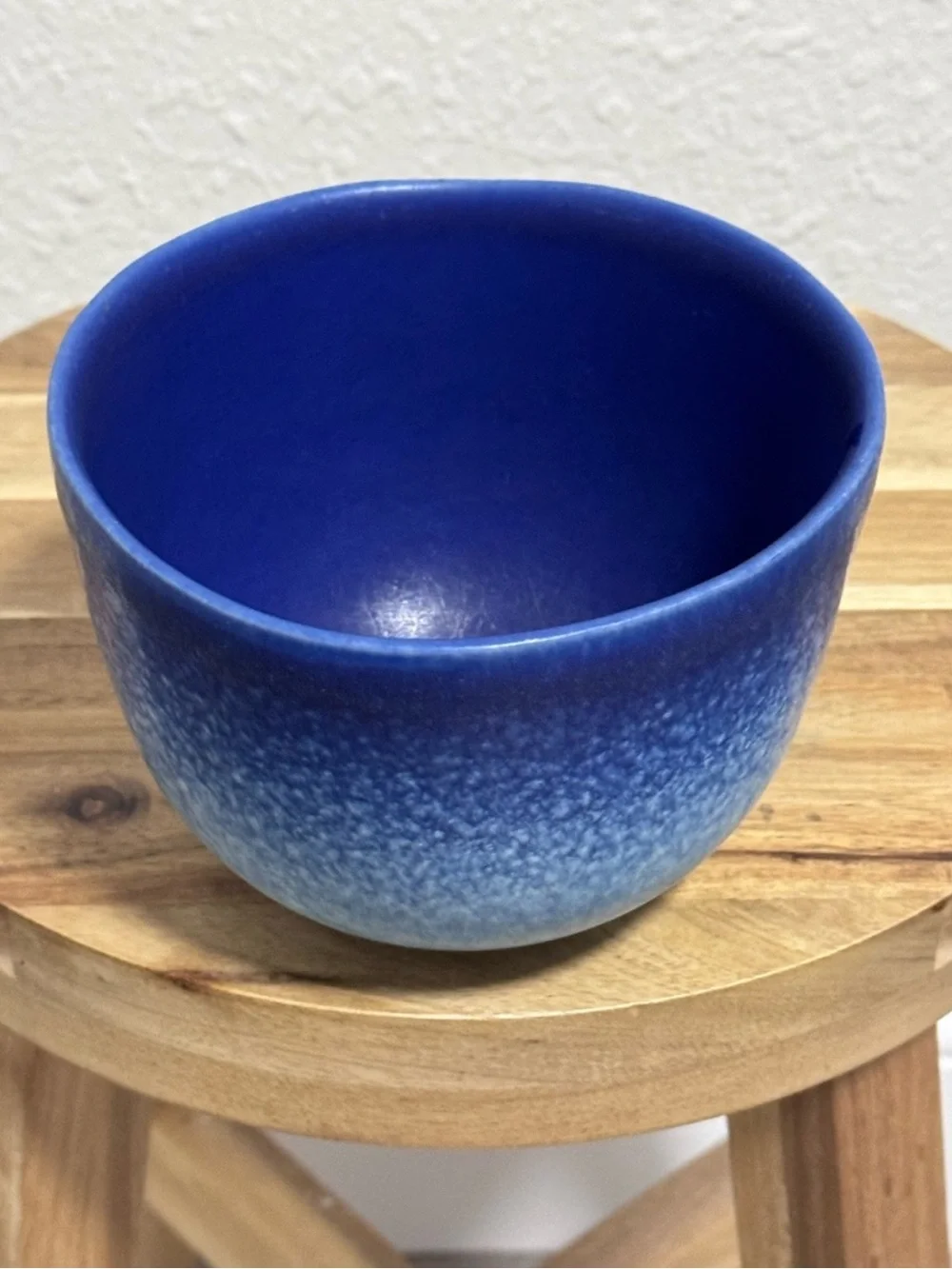Anthropologie Dalila Ombre Bowl Azure Blue Stoneware